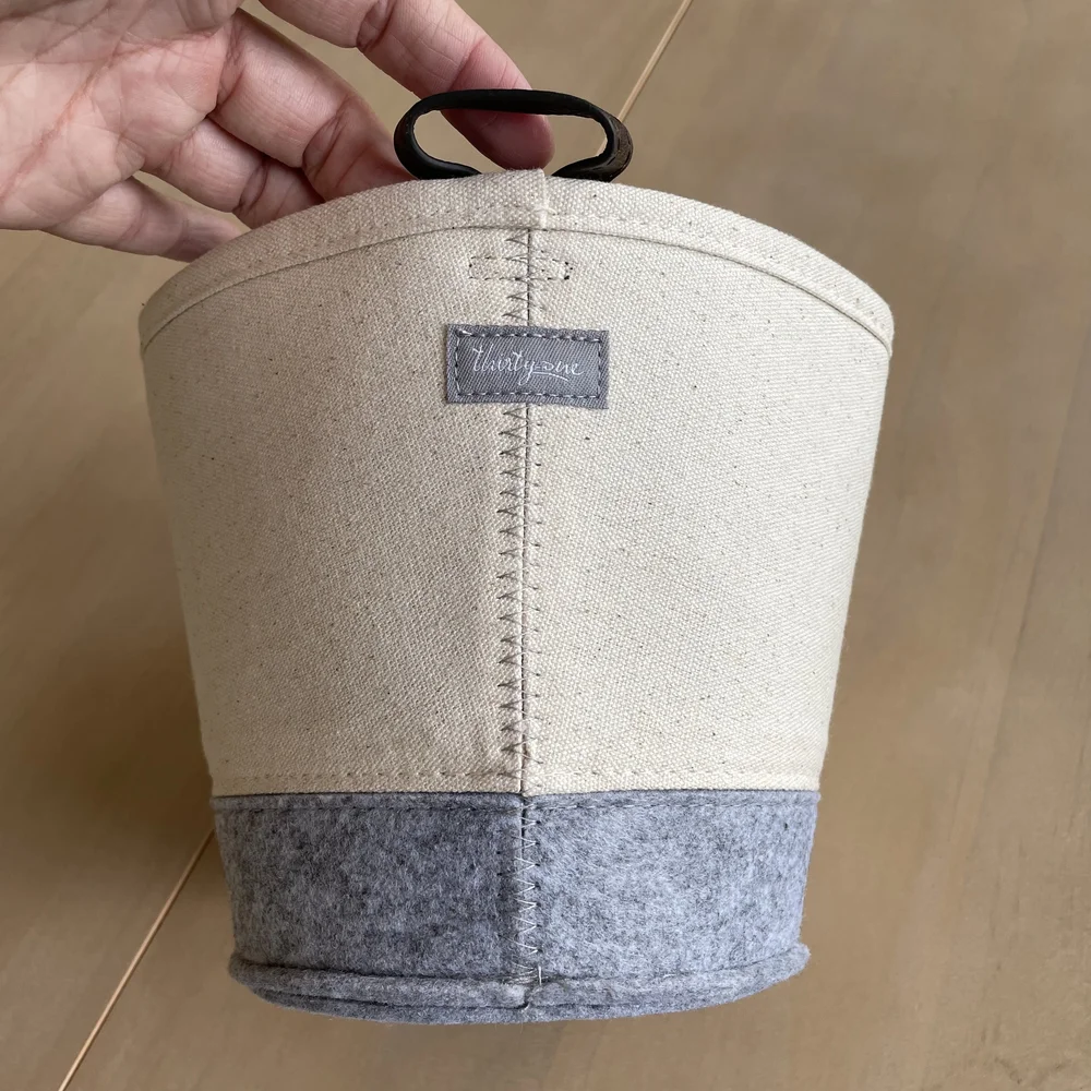Thirty-One Elephant Embroidered Hanging Dreamkeeper Mini‎ Storage Bin